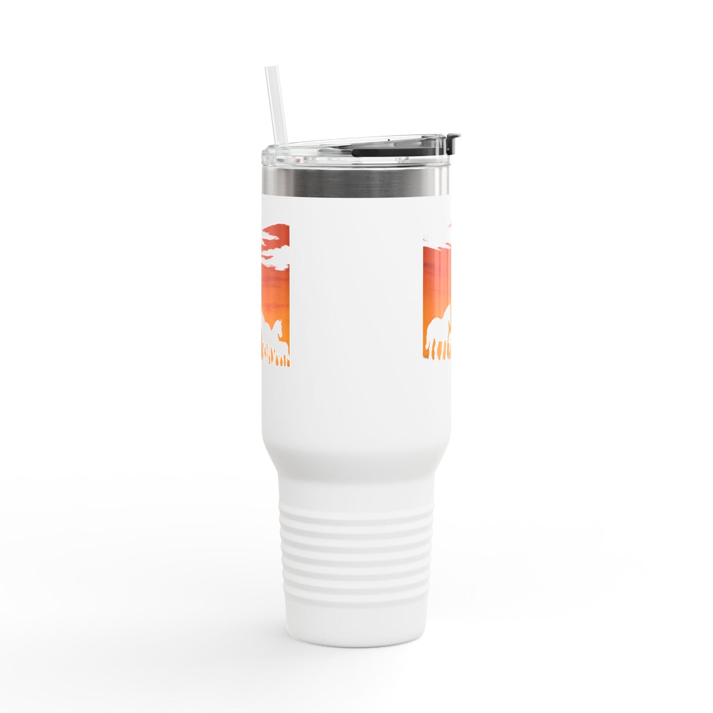 Horses on the Horizon Autumn Themed Travel Mug