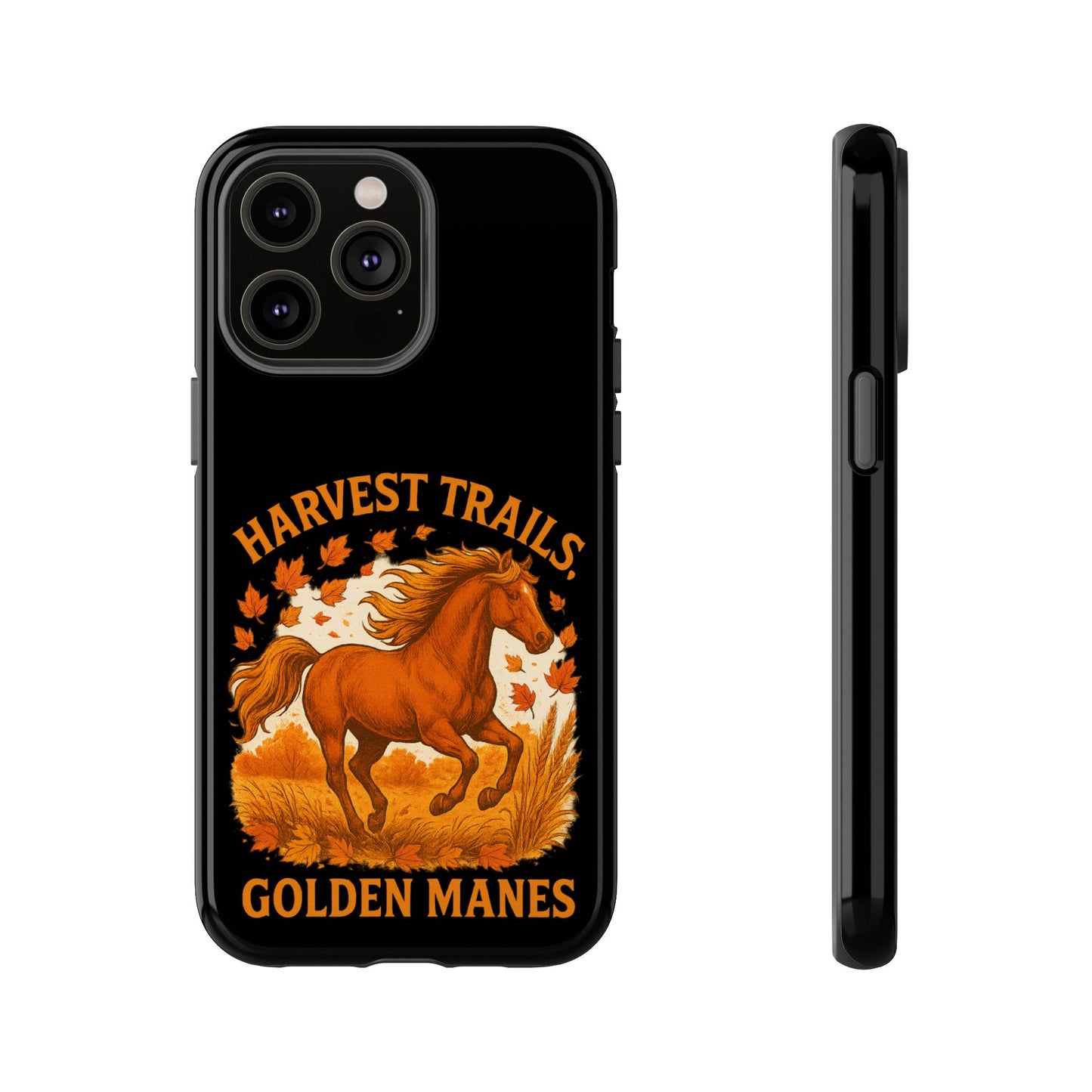 Harvest Trails Golden Manes Autumn Themed Phone Case