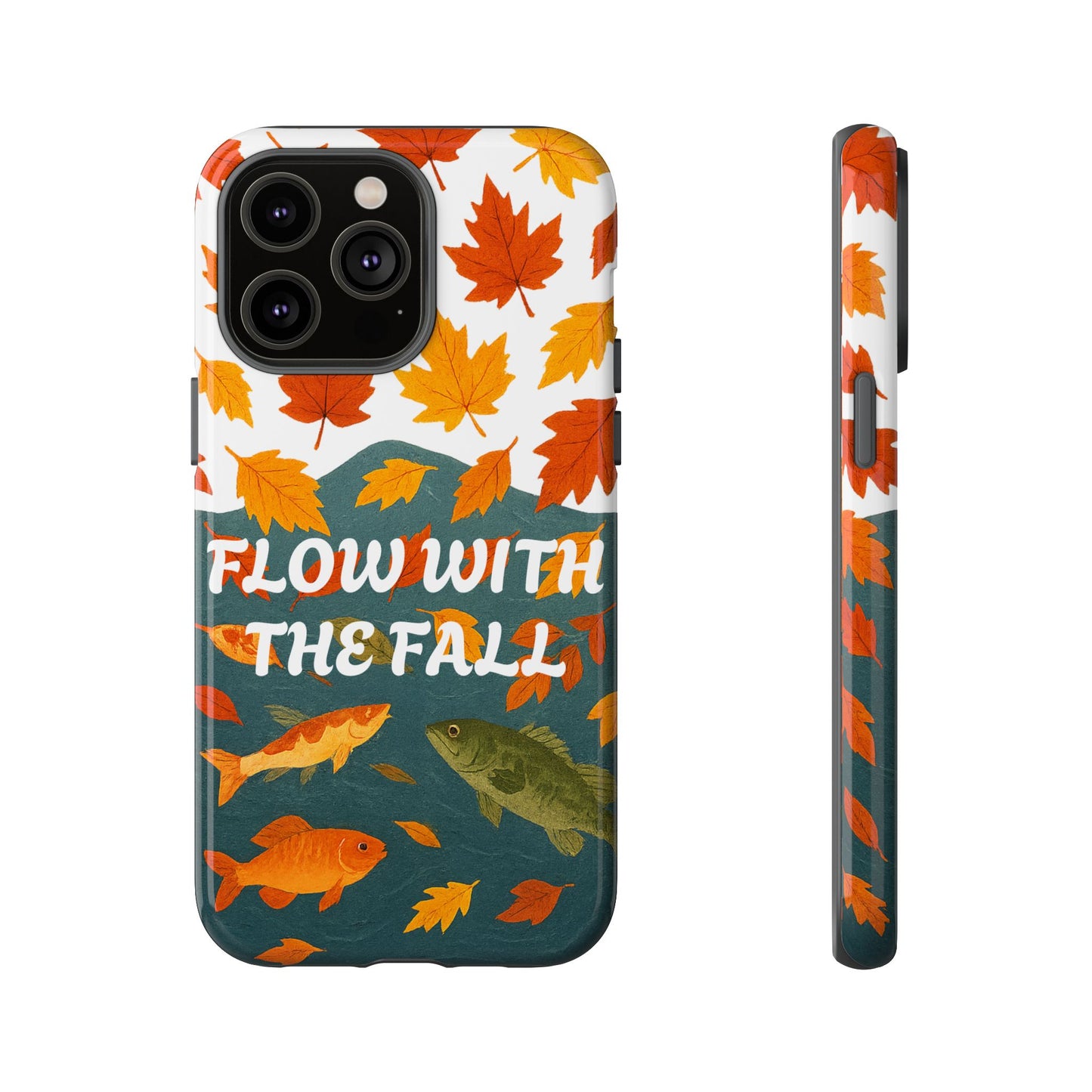 Flow With The Fall Fish Phone Case