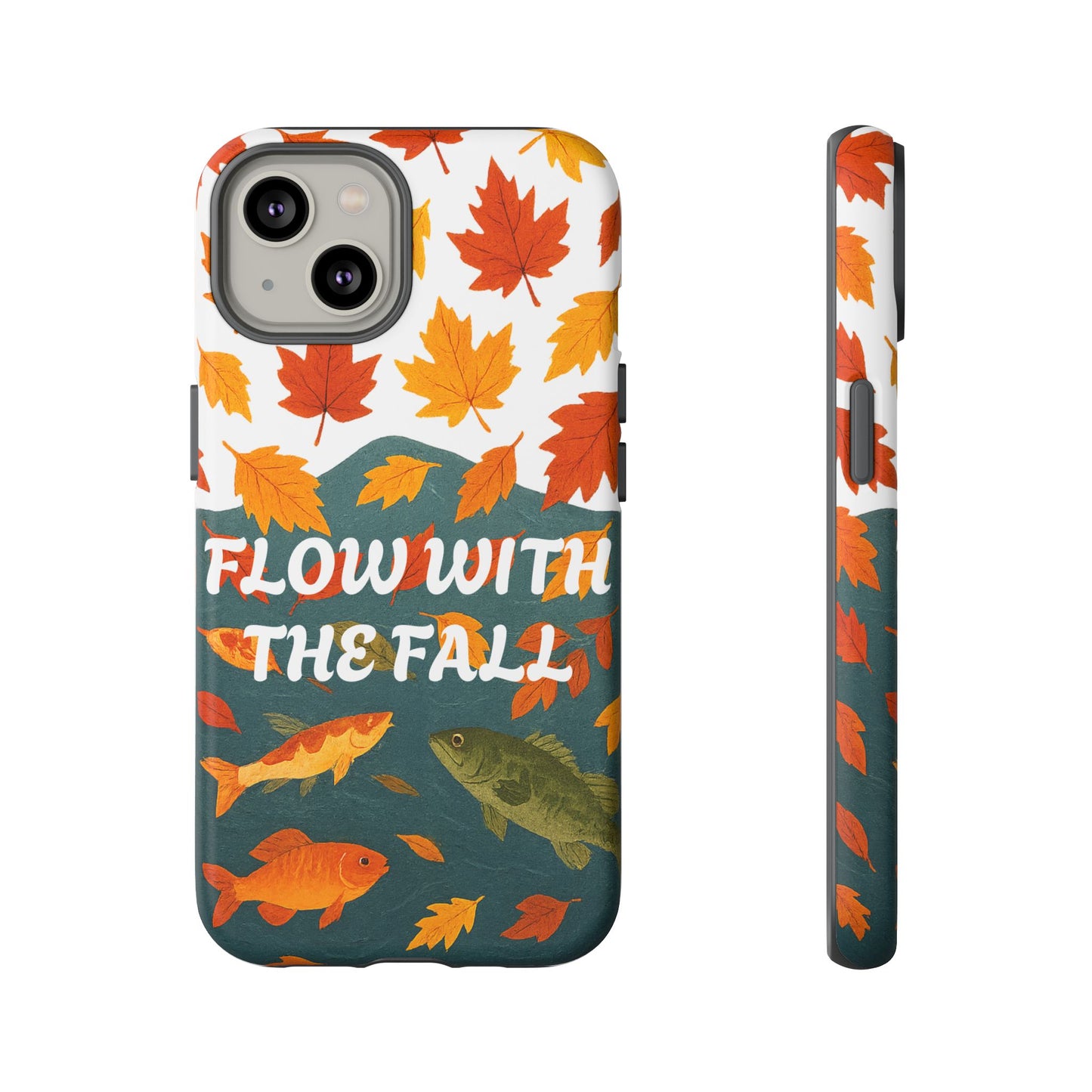 Flow With The Fall Fish Phone Case