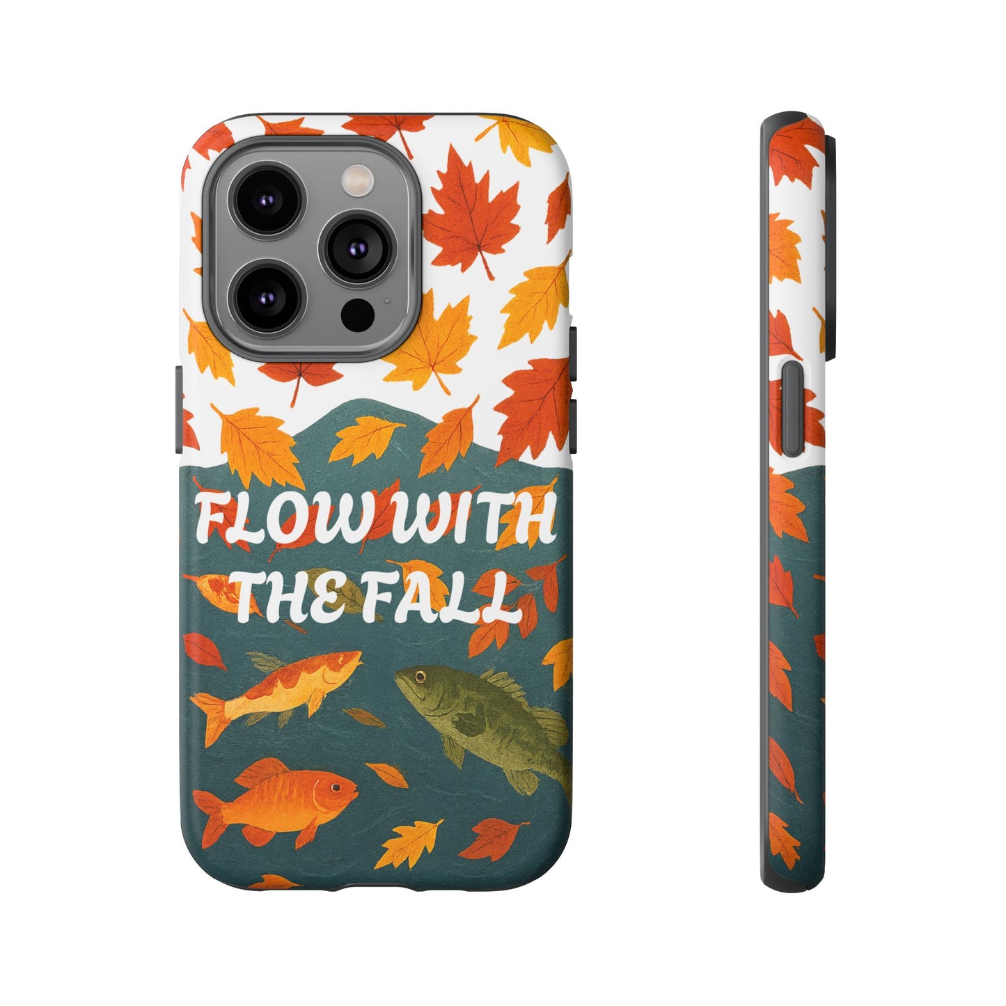 Flow With The Fall Fish Phone Case