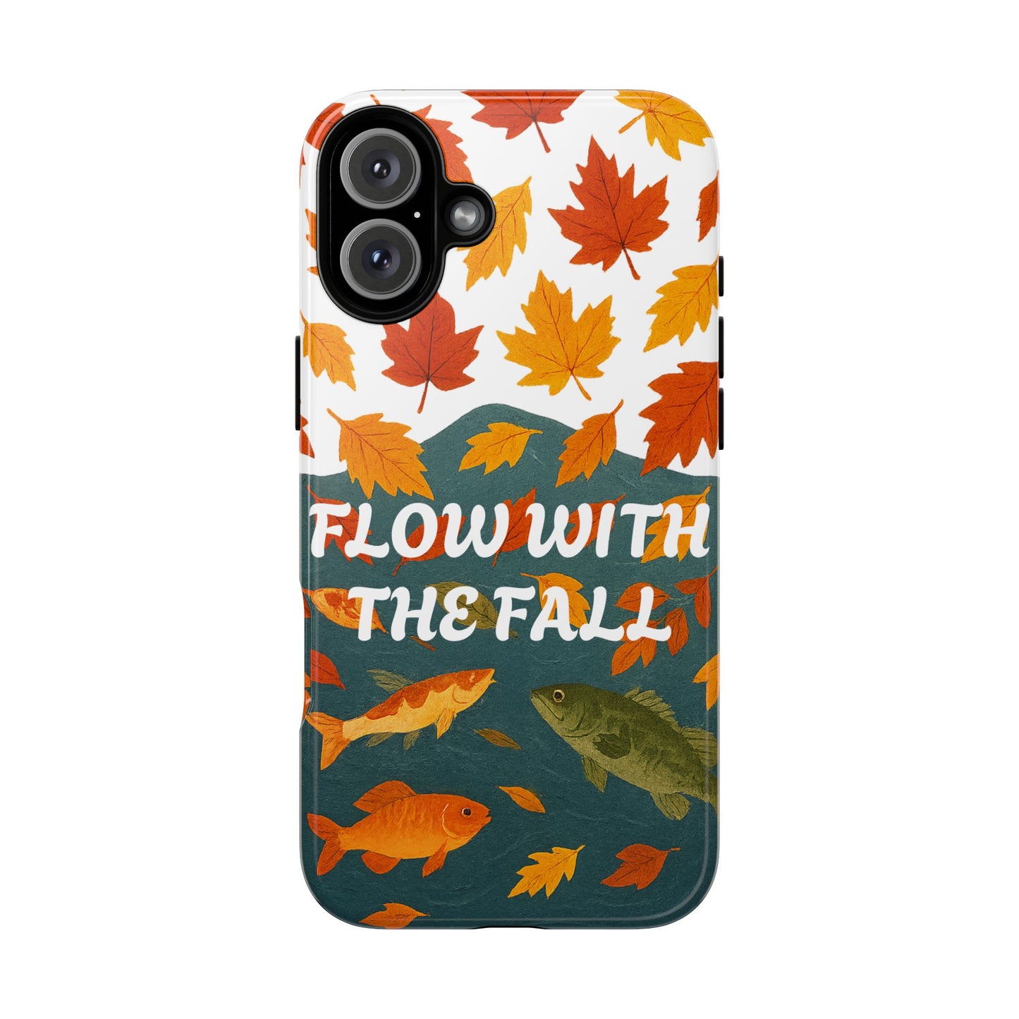 Flow With The Fall Fish Phone Case