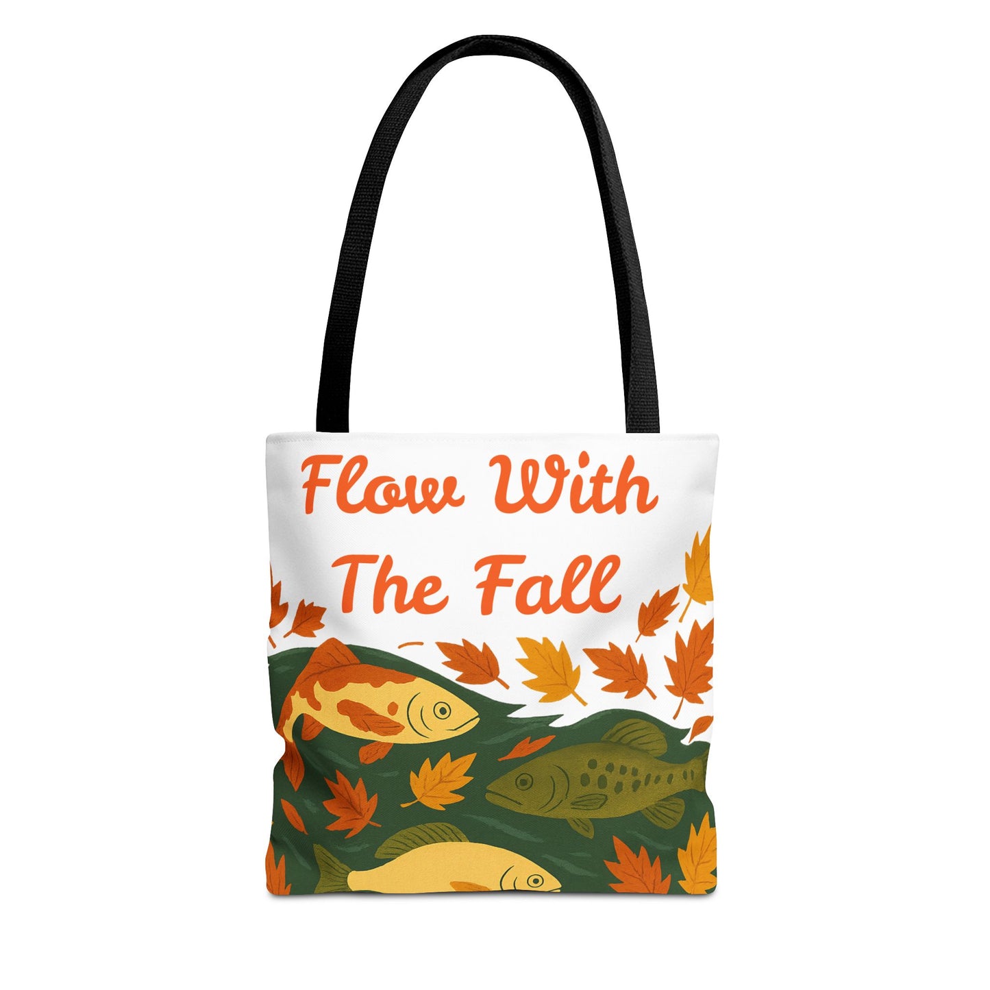 Flow With The Fall Print Tote Bag