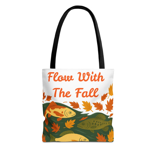 Flow With The Fall Print Tote Bag