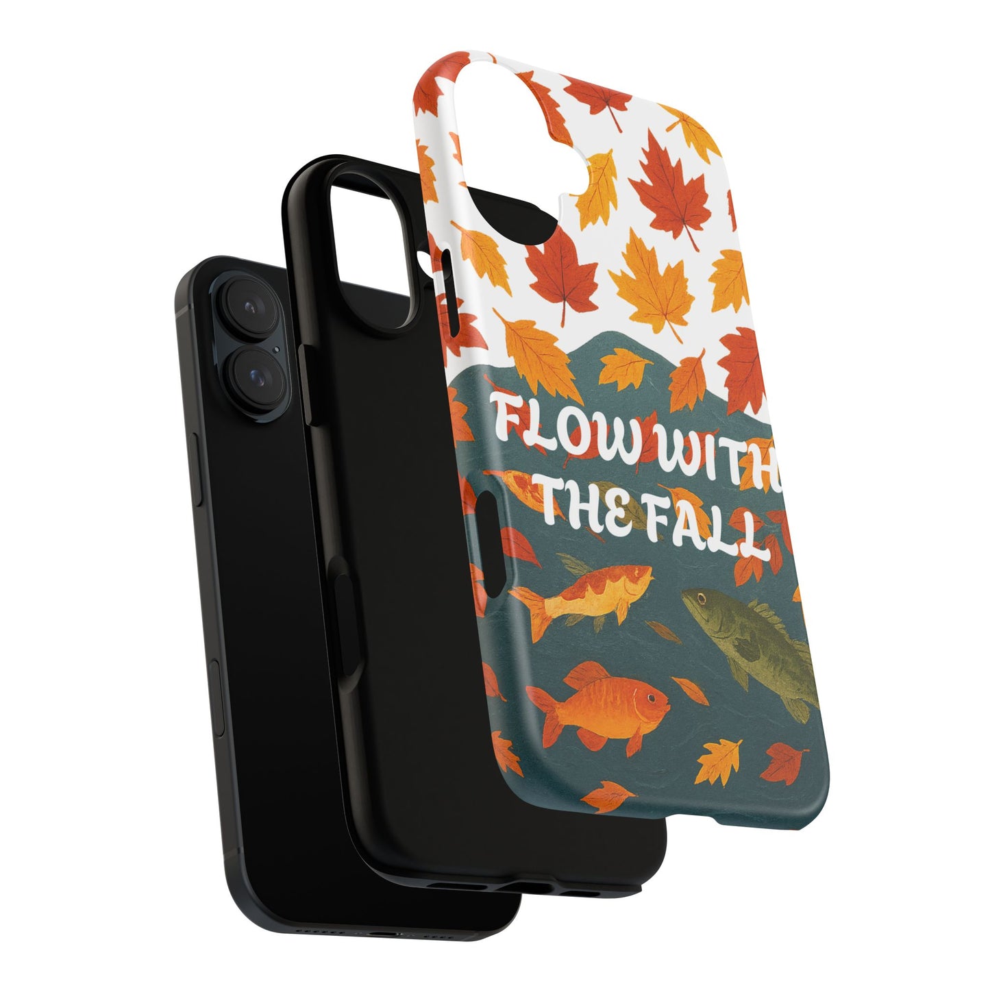 Flow With The Fall Fish Phone Case