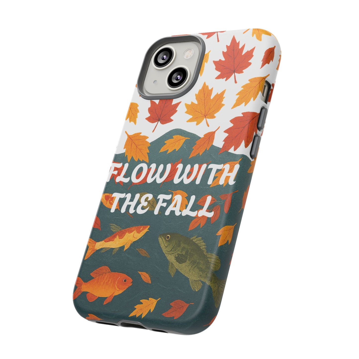 Flow With The Fall Fish Phone Case
