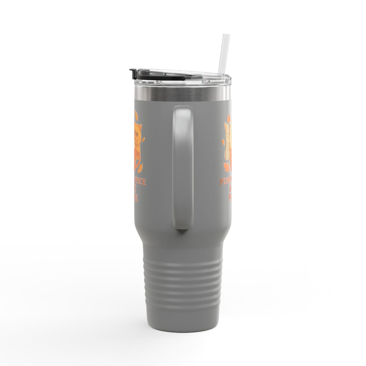 Pumpkin Spice and Cat Purrs Travel Mug