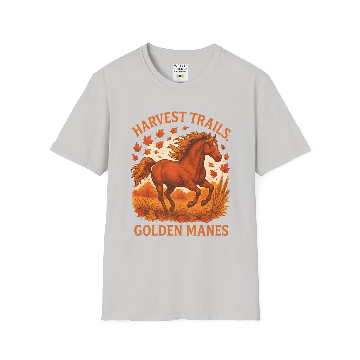 Harvest Trails Golden Manes Autumn Themed Tee