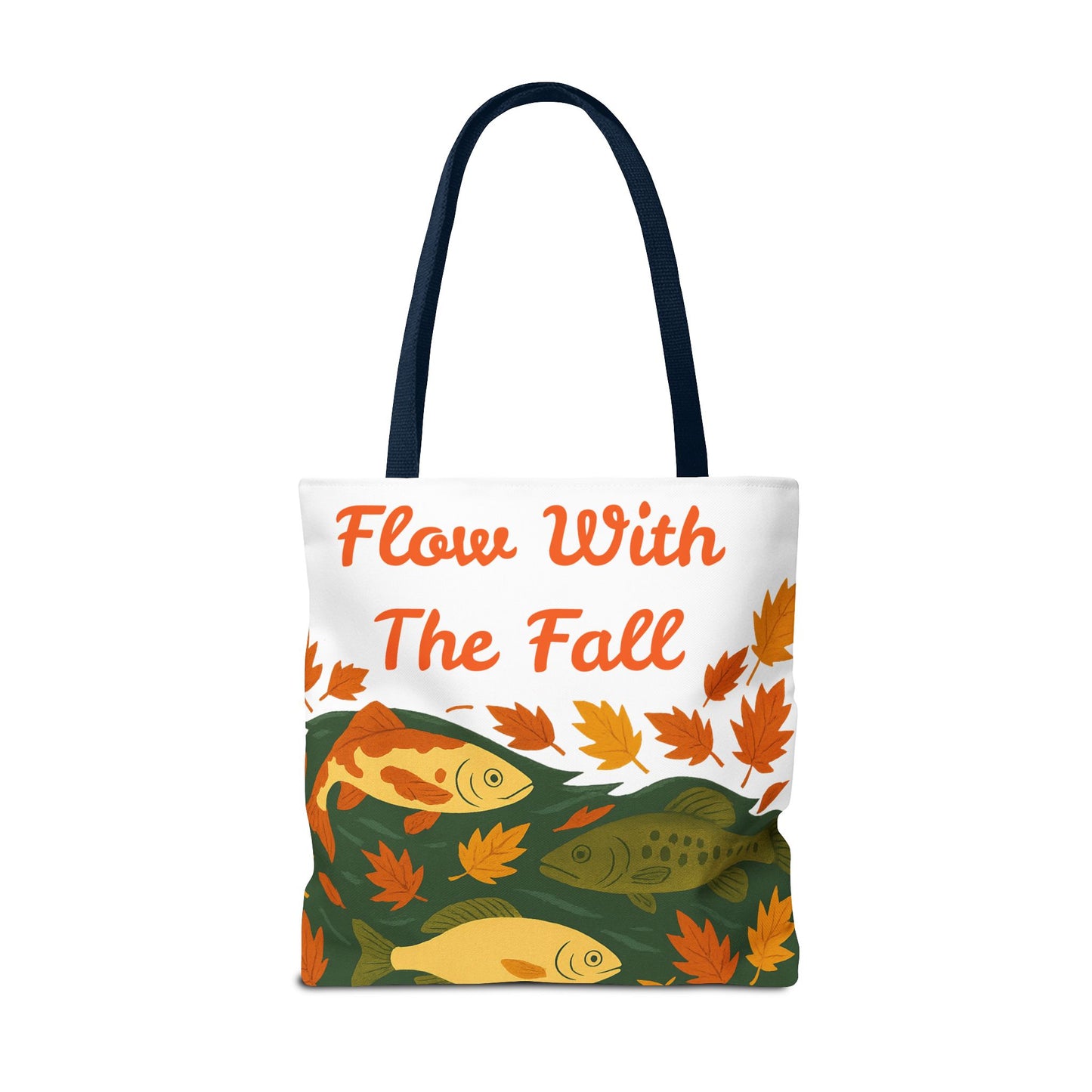 Flow With The Fall Print Tote Bag