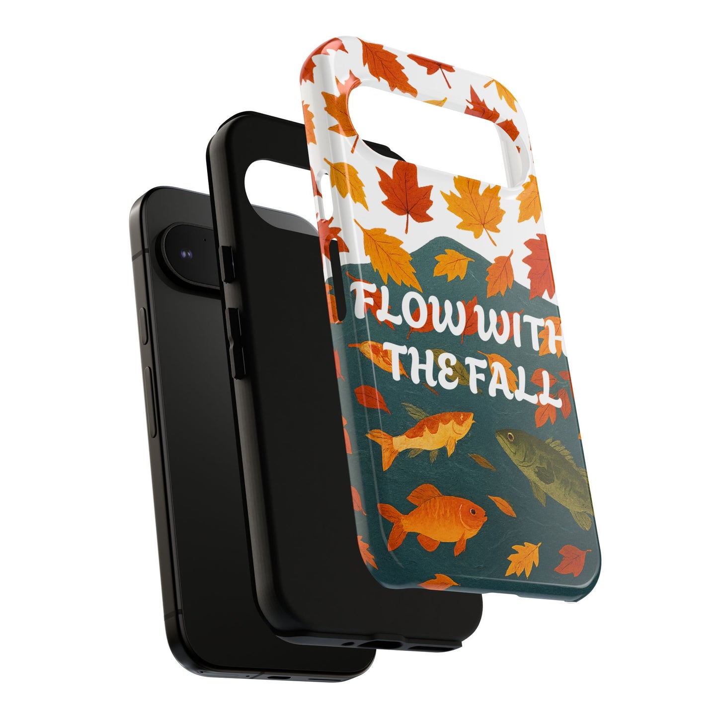 Flow With The Fall Fish Phone Case