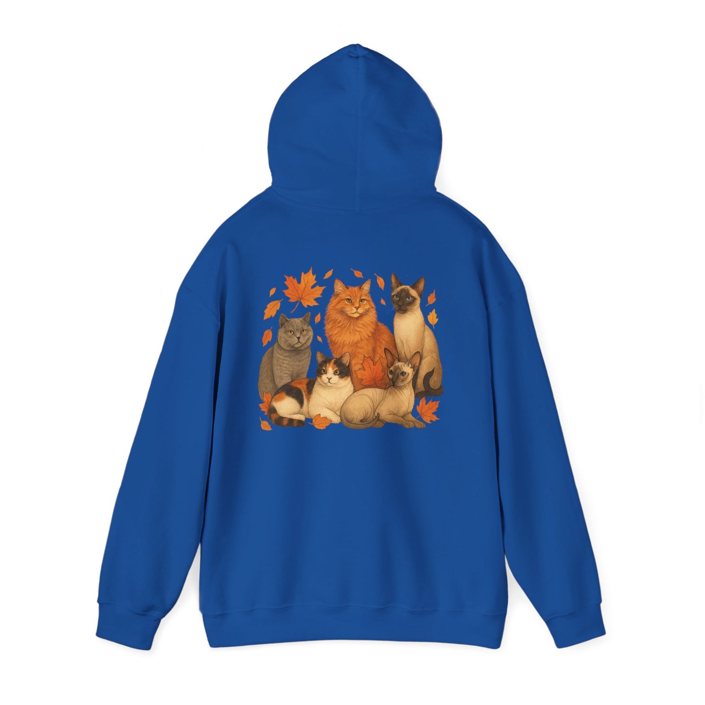 Falling For Cats Hooded Sweatshirt