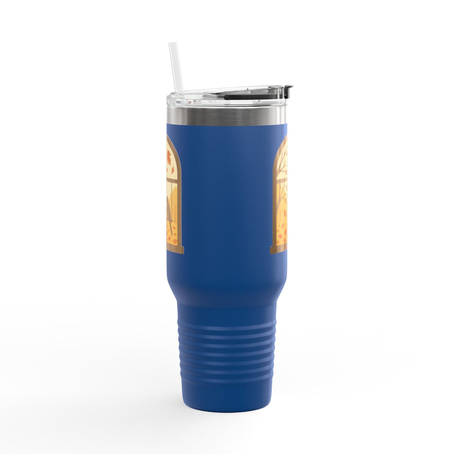 Bird In The Window Autumn Themed Travel Mug