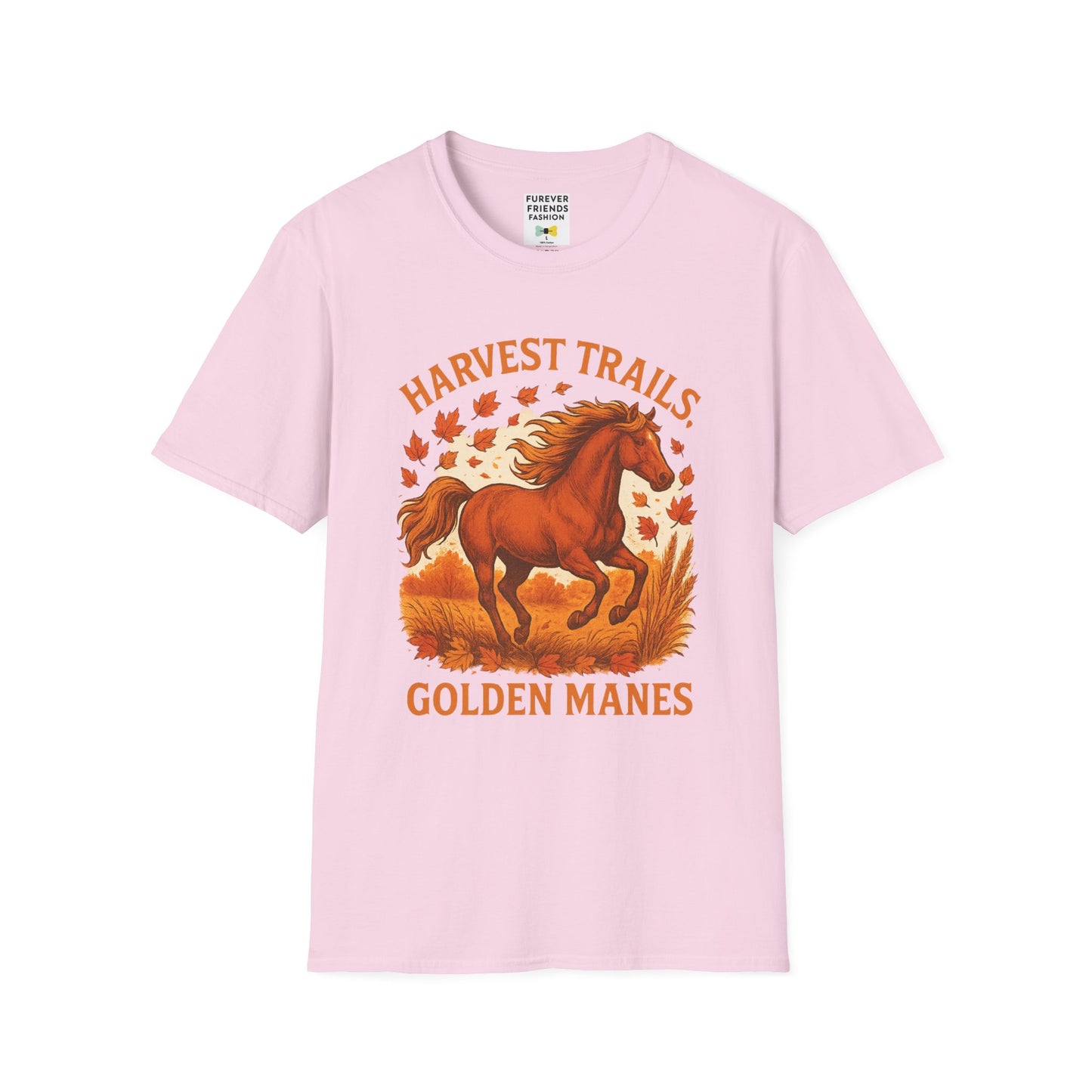 Harvest Trails Golden Manes Autumn Themed Tee
