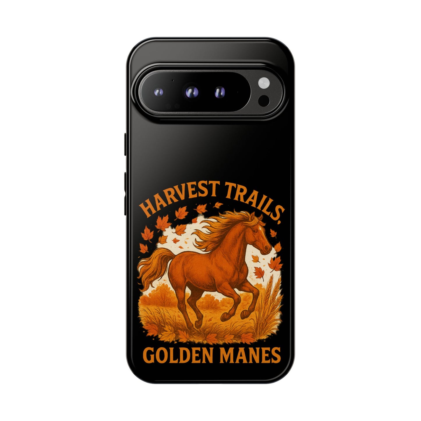 Harvest Trails Golden Manes Autumn Themed Phone Case
