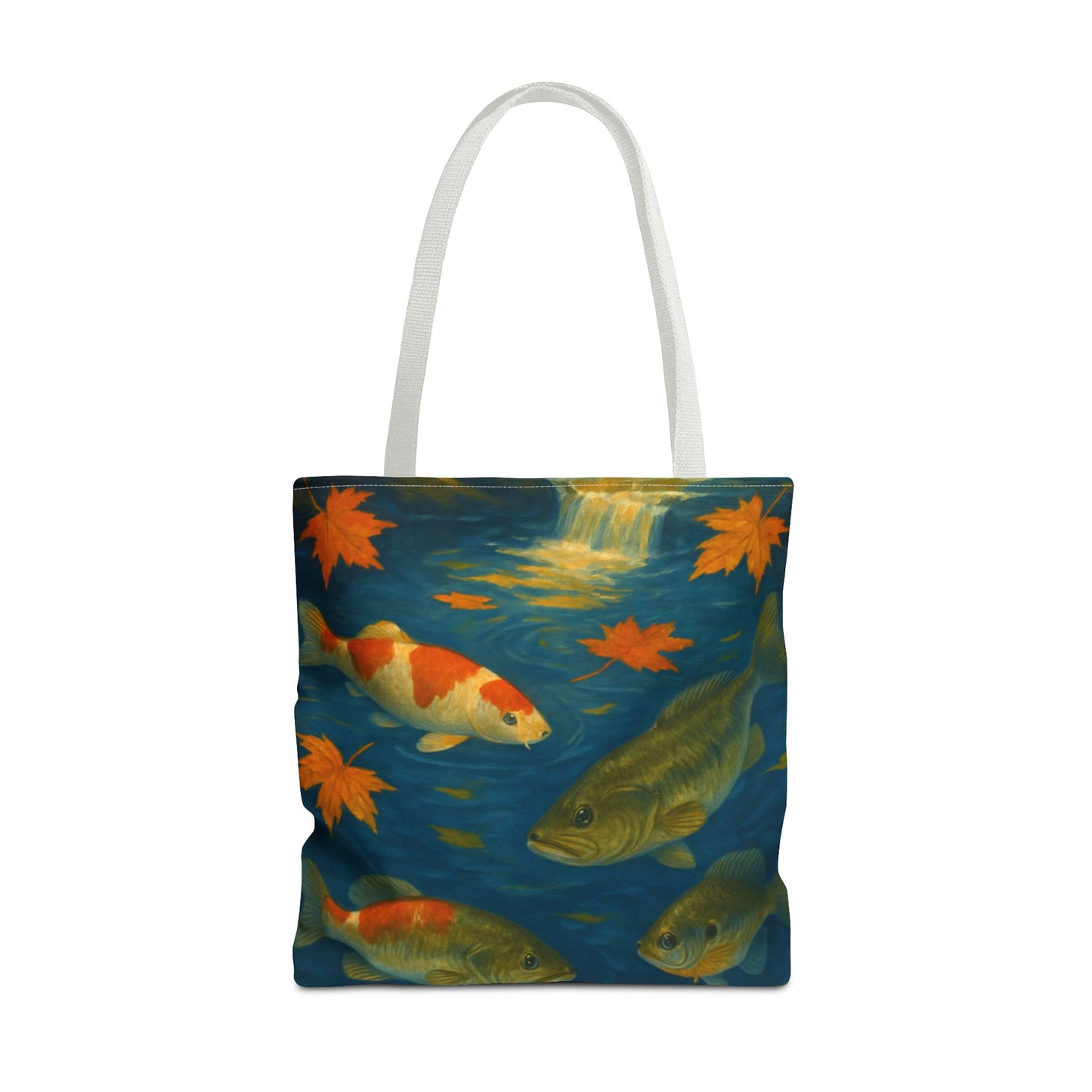 Fall Fish Print Tote Bag