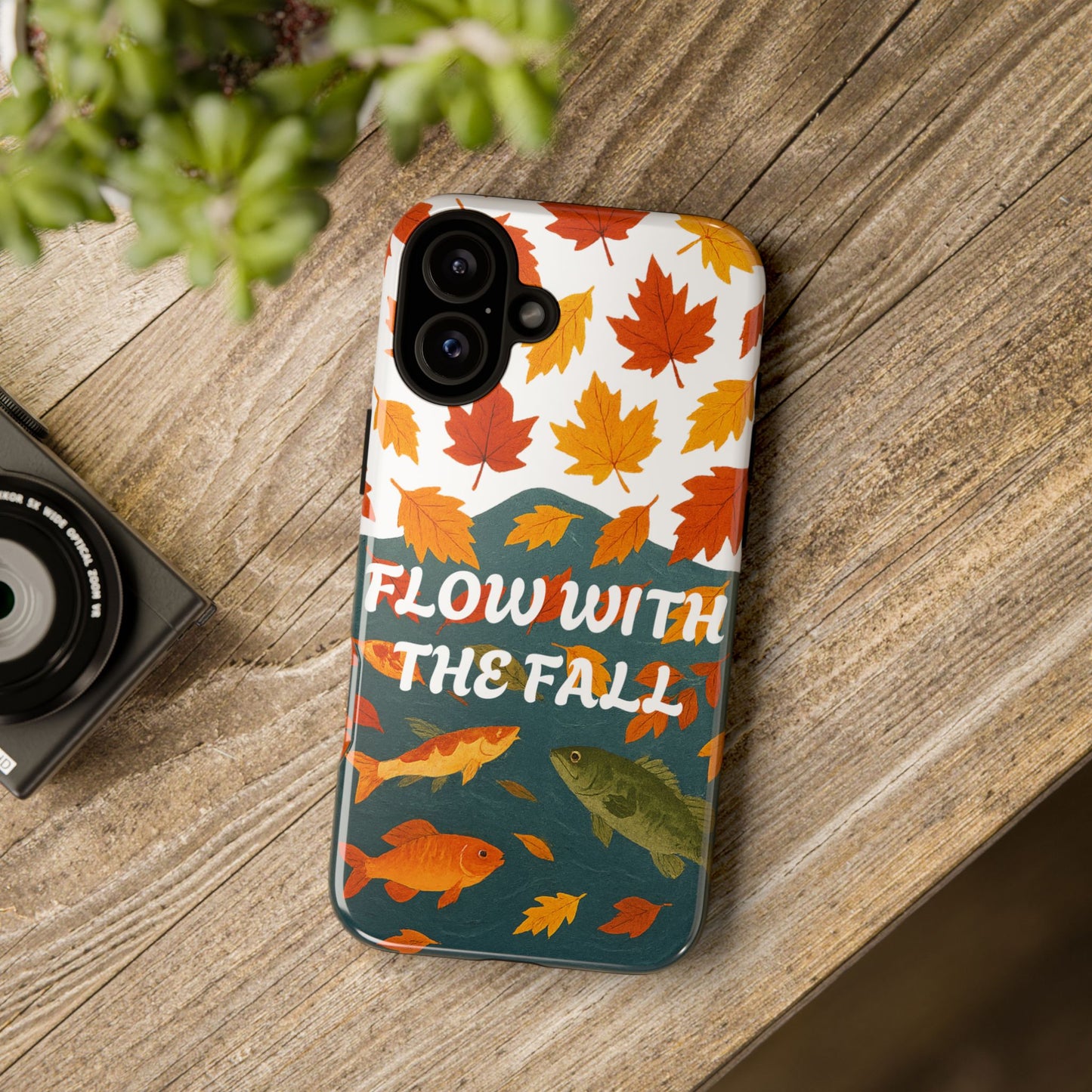 Flow With The Fall Fish Phone Case
