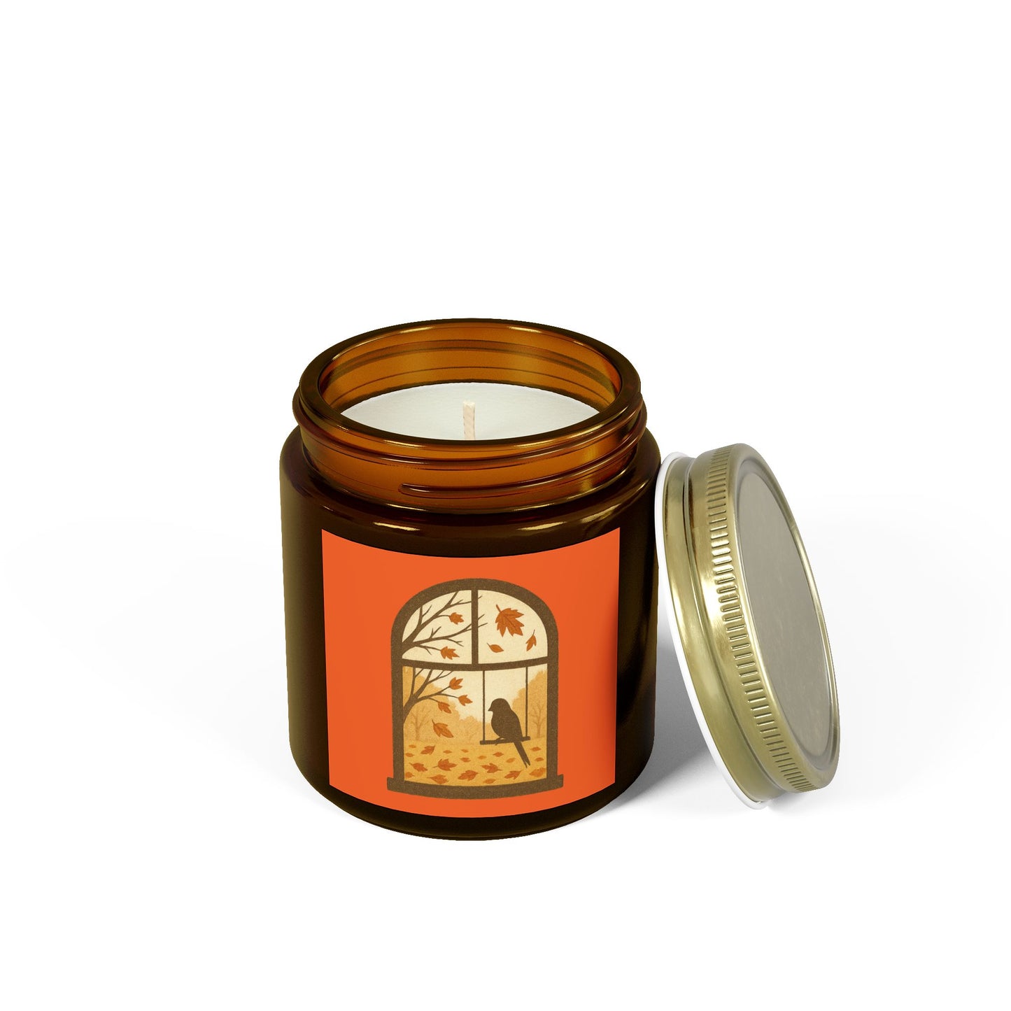 Bird In The Window Autumn Themed Scented Candle