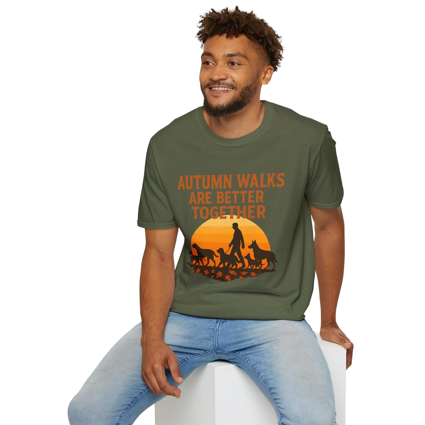 Autumn Walks Unisex T-Shirt, Casual Tee