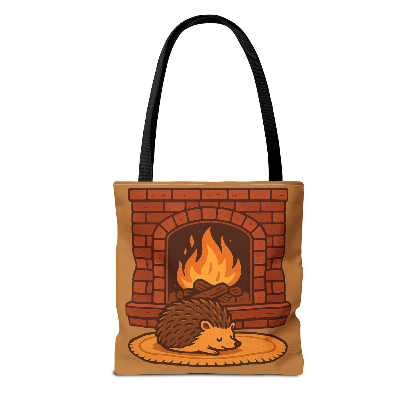 Fireside Spines Cozy Autumn Tote Bag