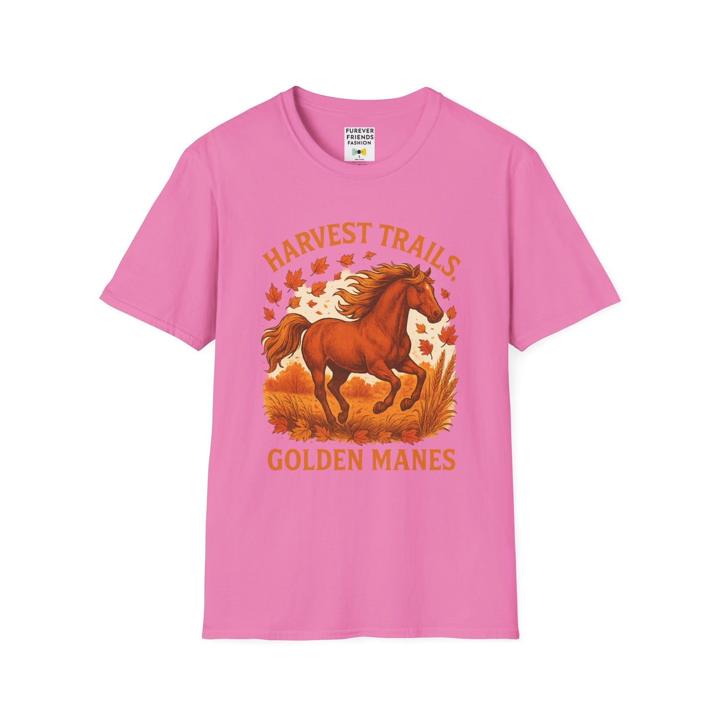 Harvest Trails Golden Manes Autumn Themed Tee