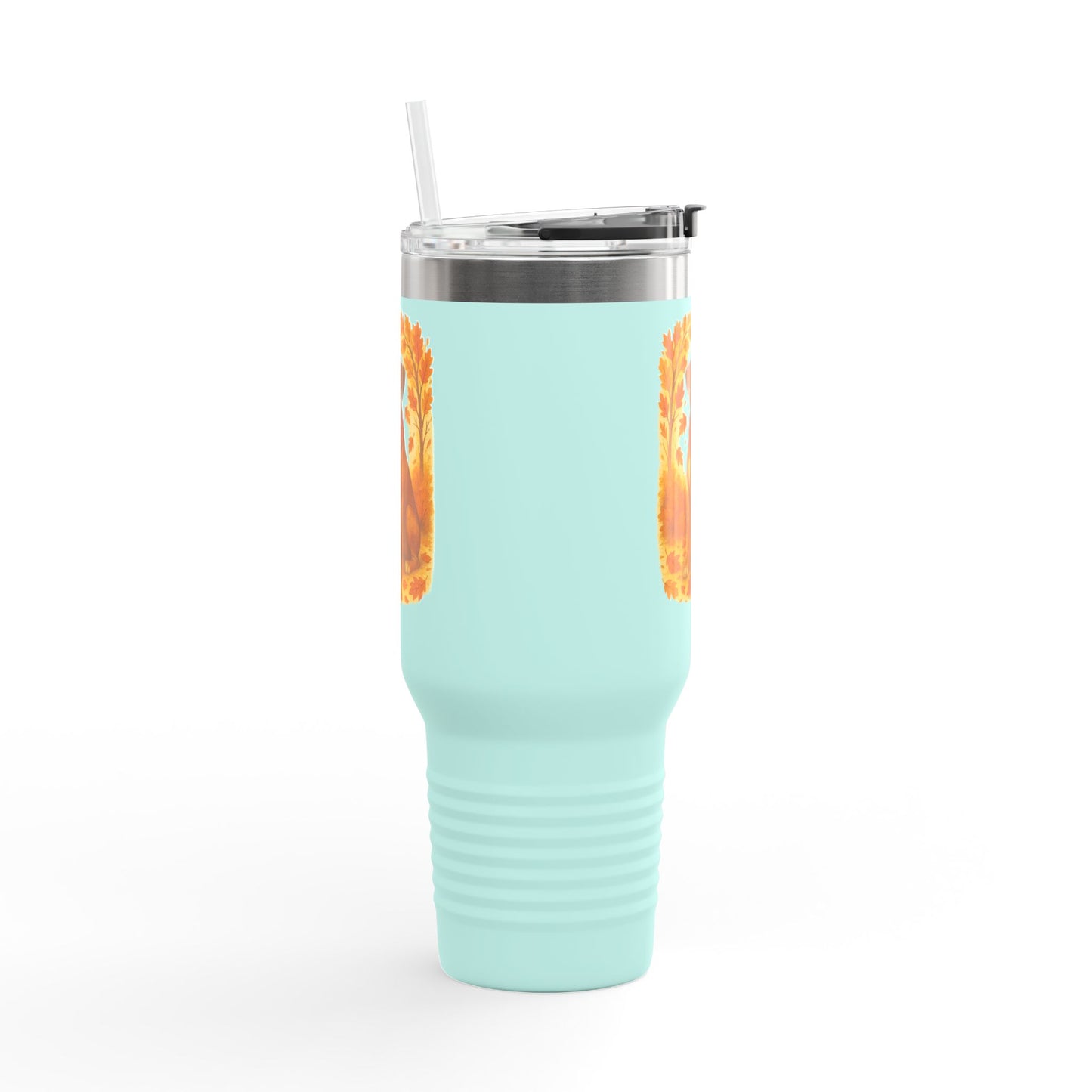 Boxer Autumn Themed Travel Mug