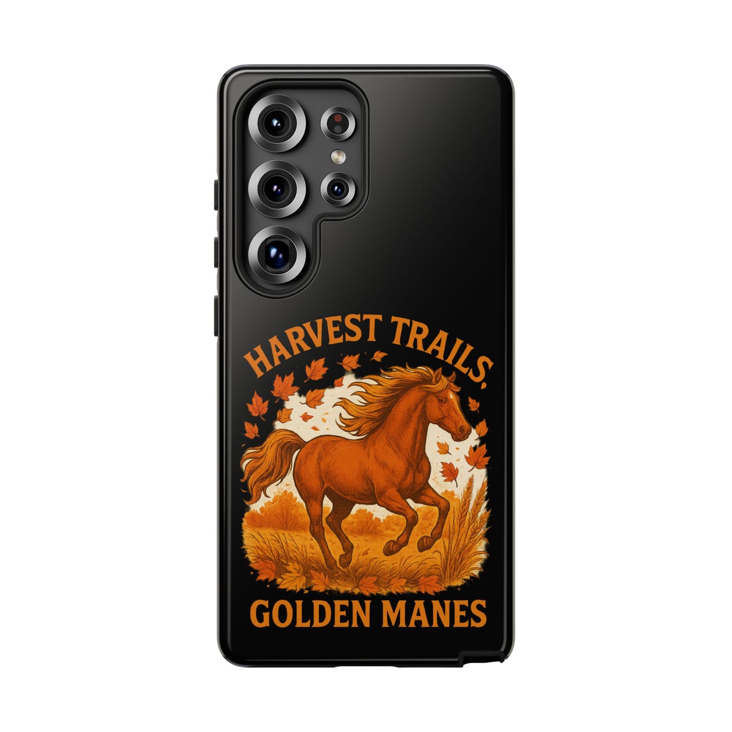 Harvest Trails Golden Manes Autumn Themed Phone Case