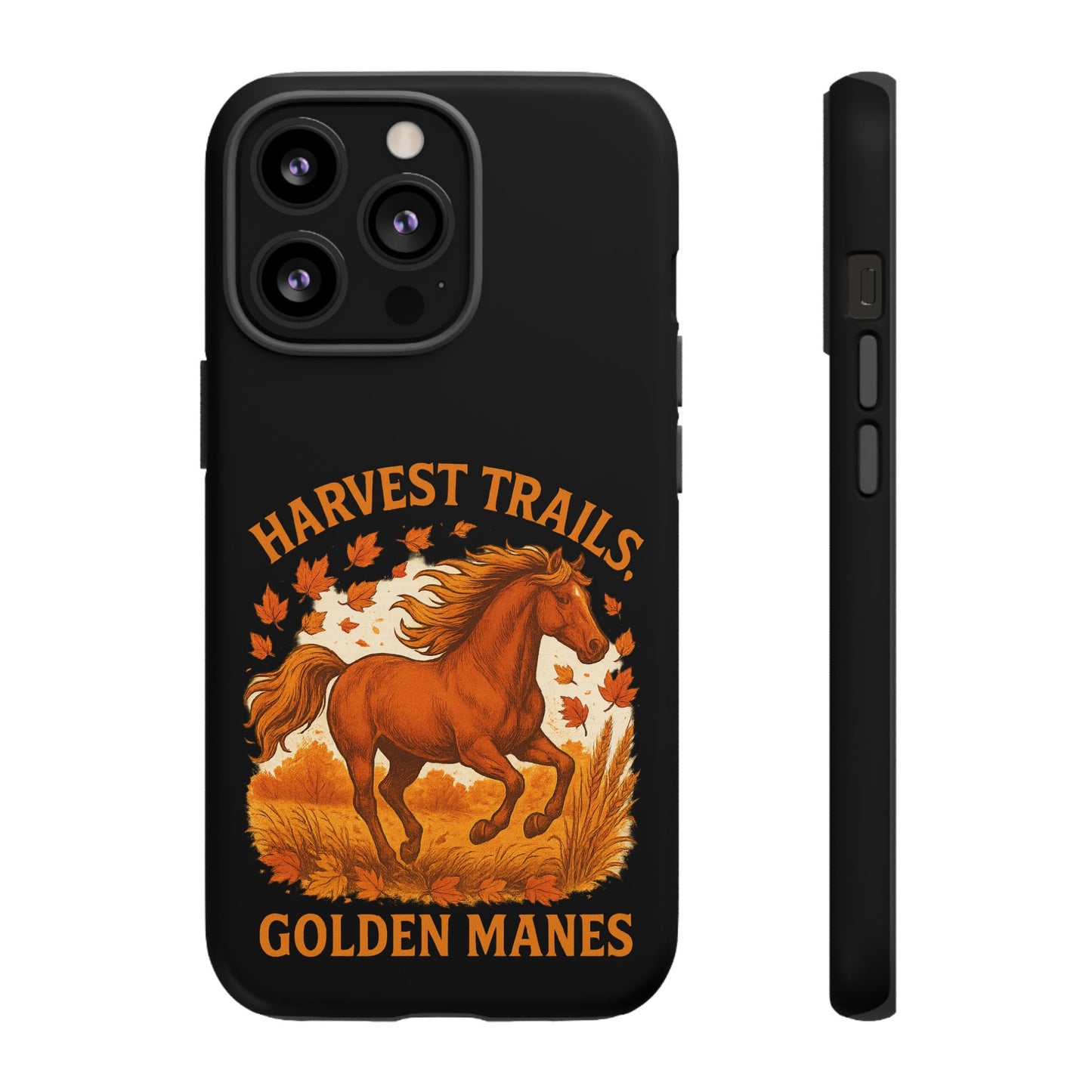Harvest Trails Golden Manes Autumn Themed Phone Case