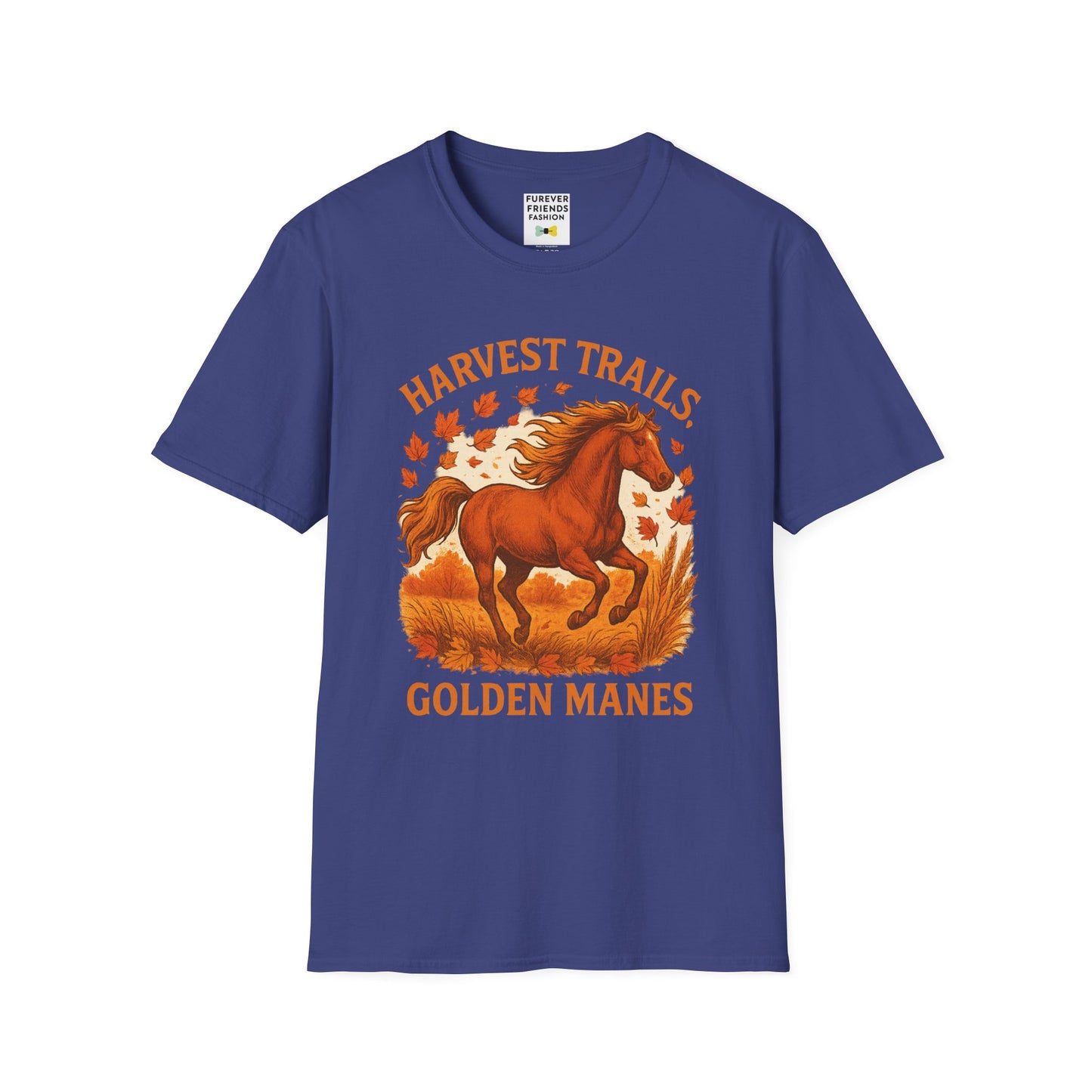 Harvest Trails Golden Manes Autumn Themed Tee