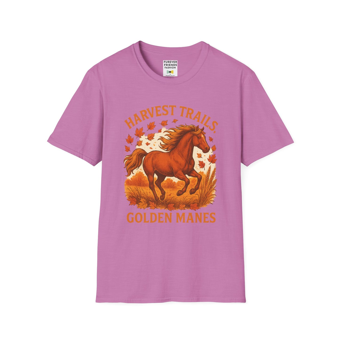 Harvest Trails Golden Manes Autumn Themed Tee