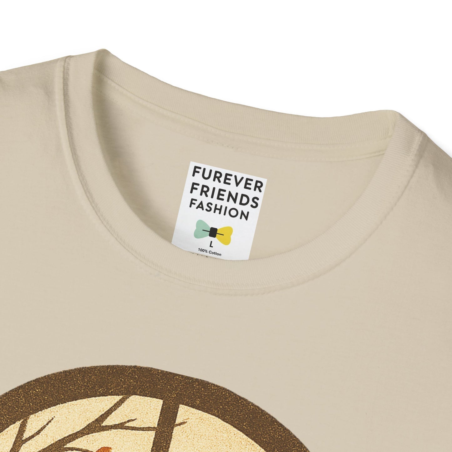 Bird In The Window Autumn Themed Tee