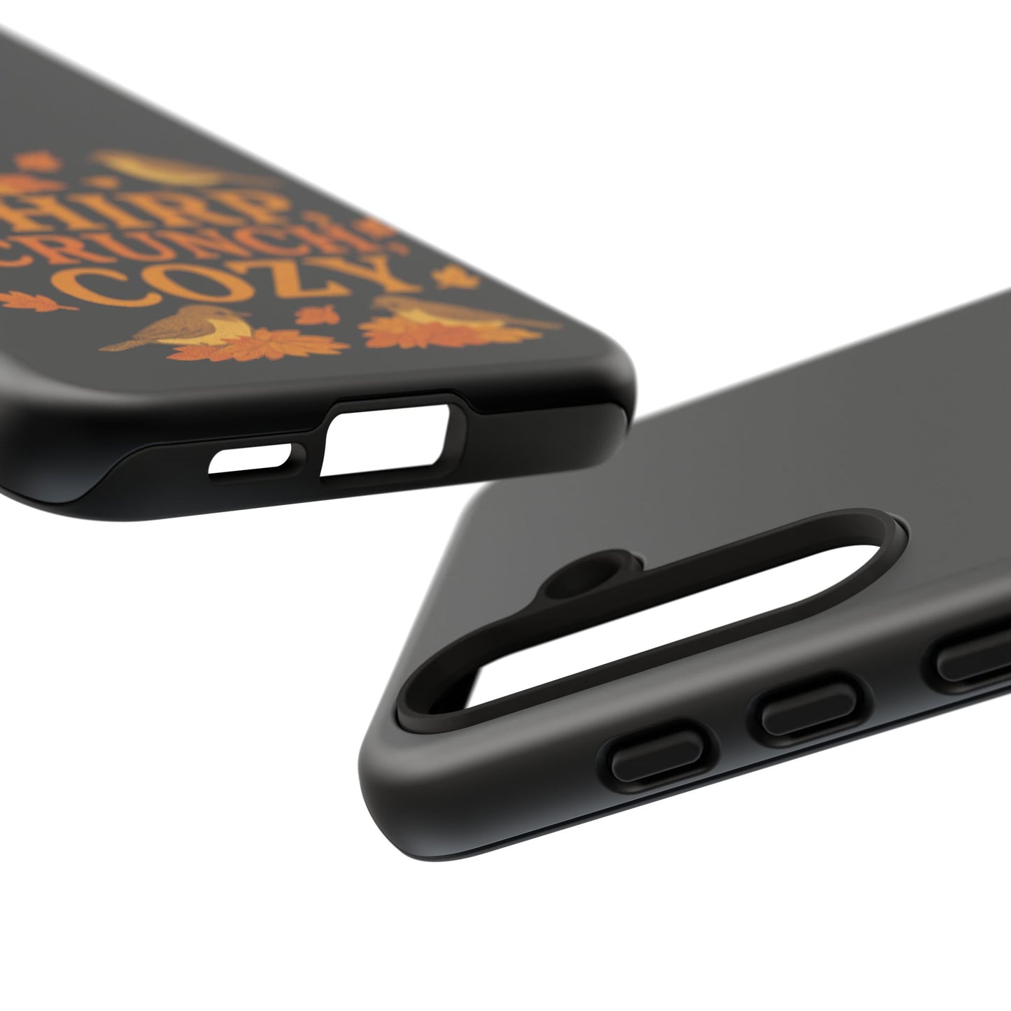 Chirp Crunch Cozy Autumn Themed Phone Case