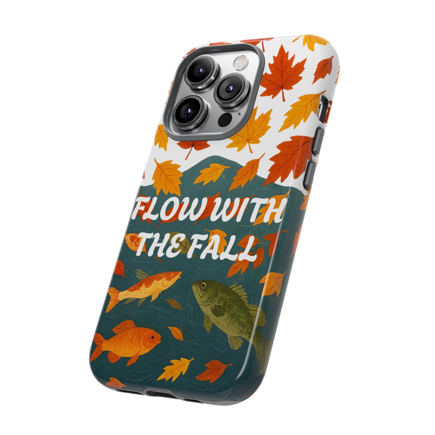 Flow With The Fall Fish Phone Case