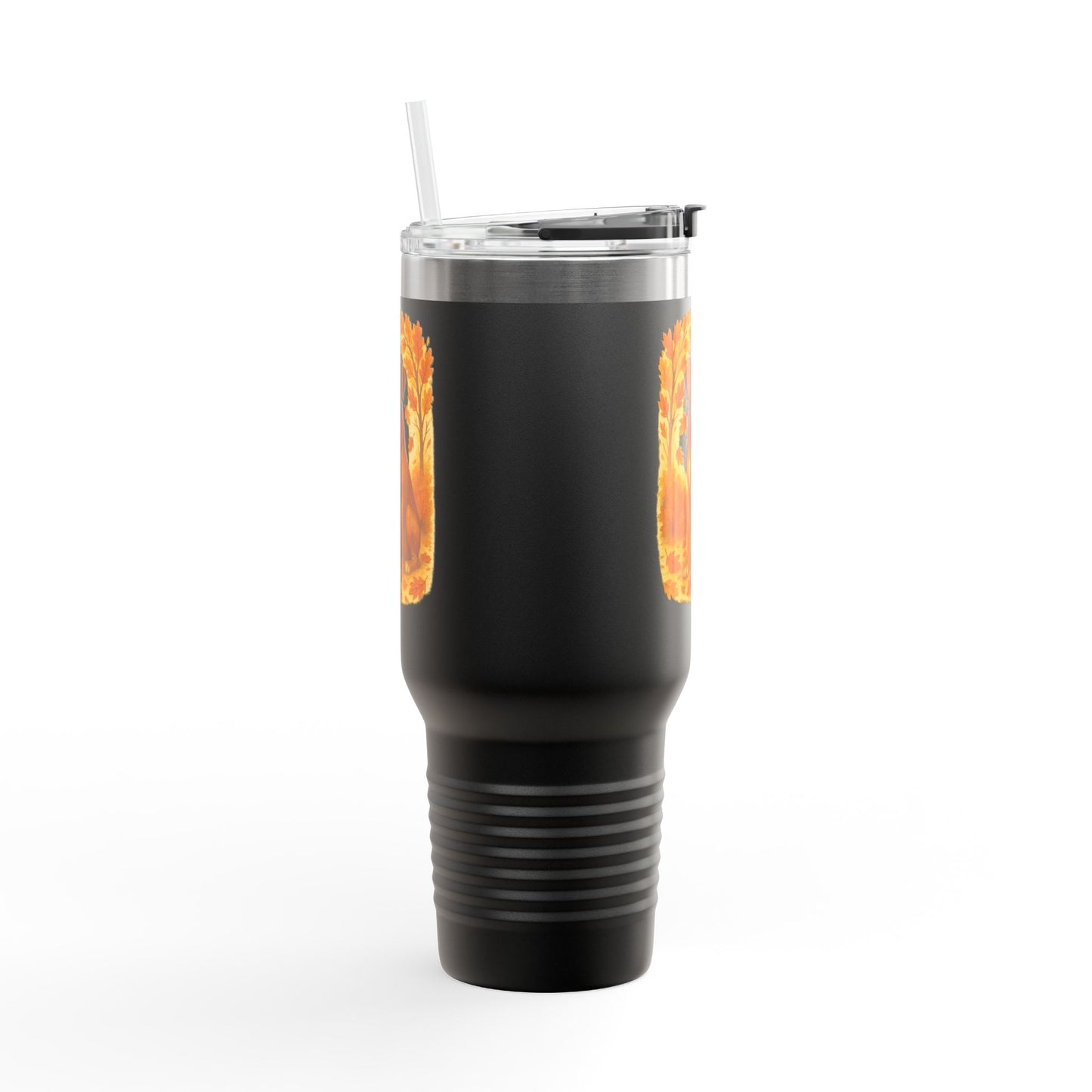 Boxer Autumn Themed Travel Mug