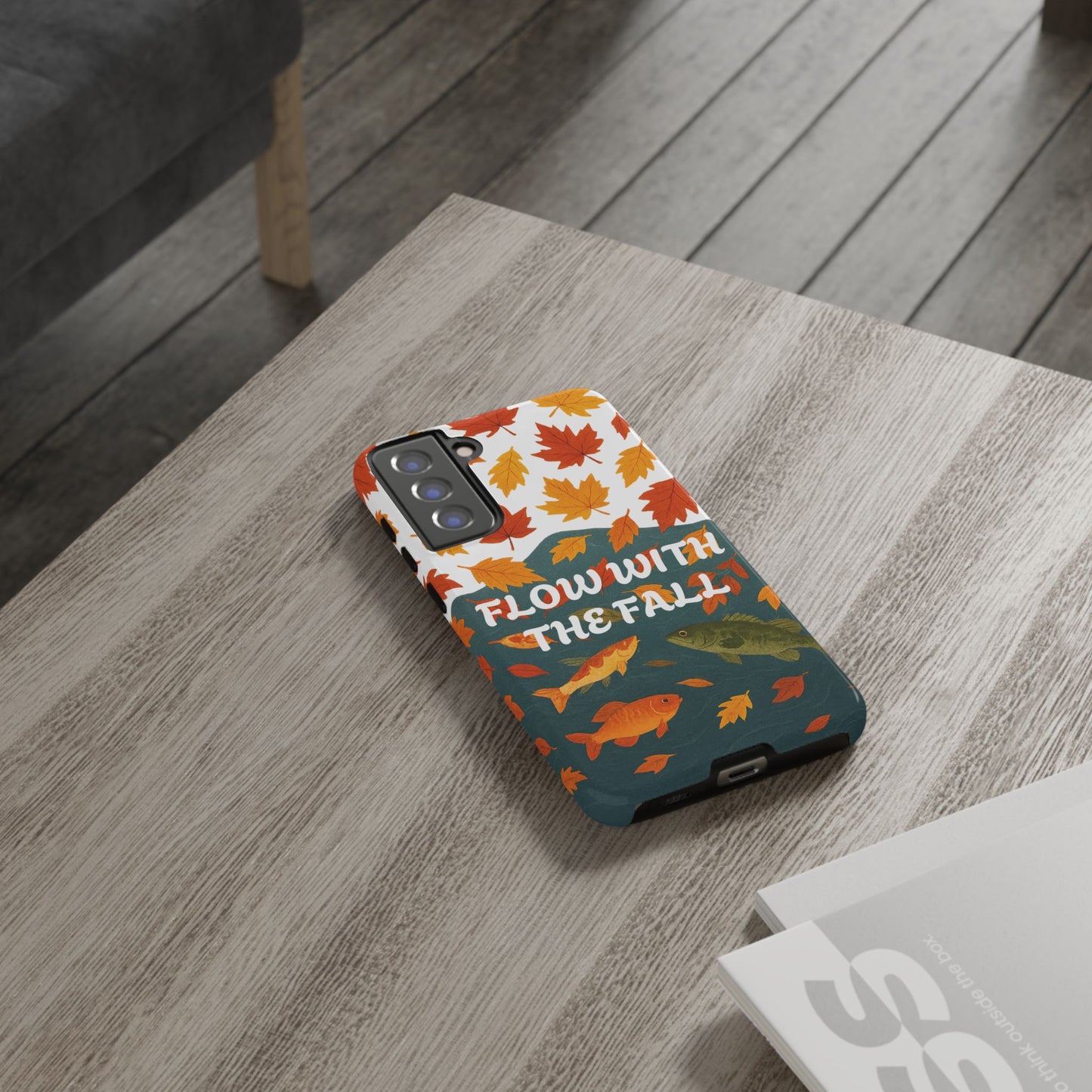 Flow With The Fall Fish Phone Case