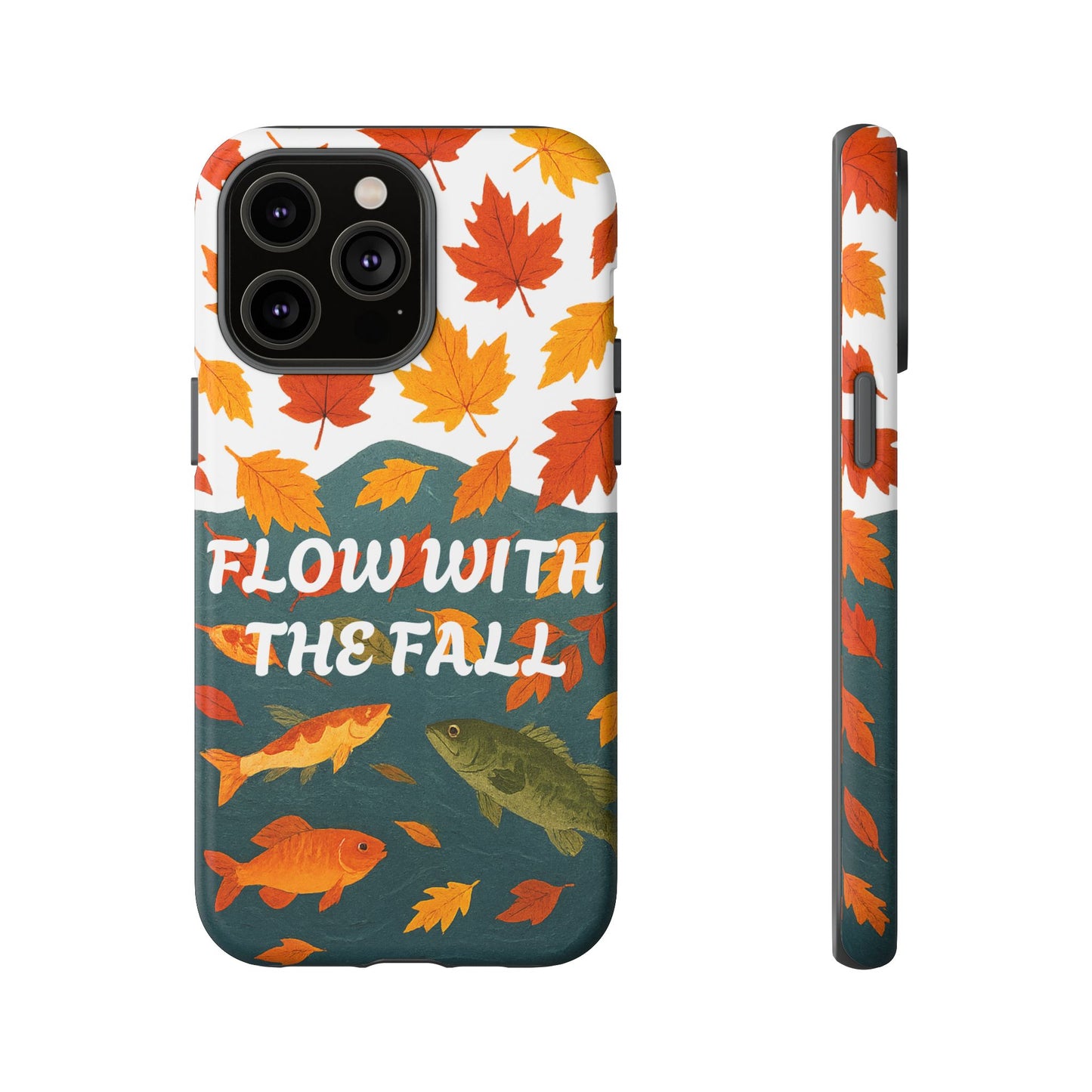Flow With The Fall Fish Phone Case