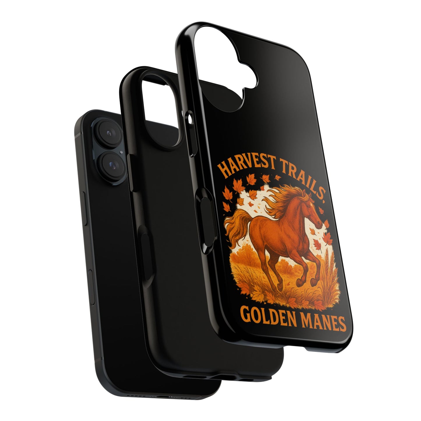 Harvest Trails Golden Manes Autumn Themed Phone Case