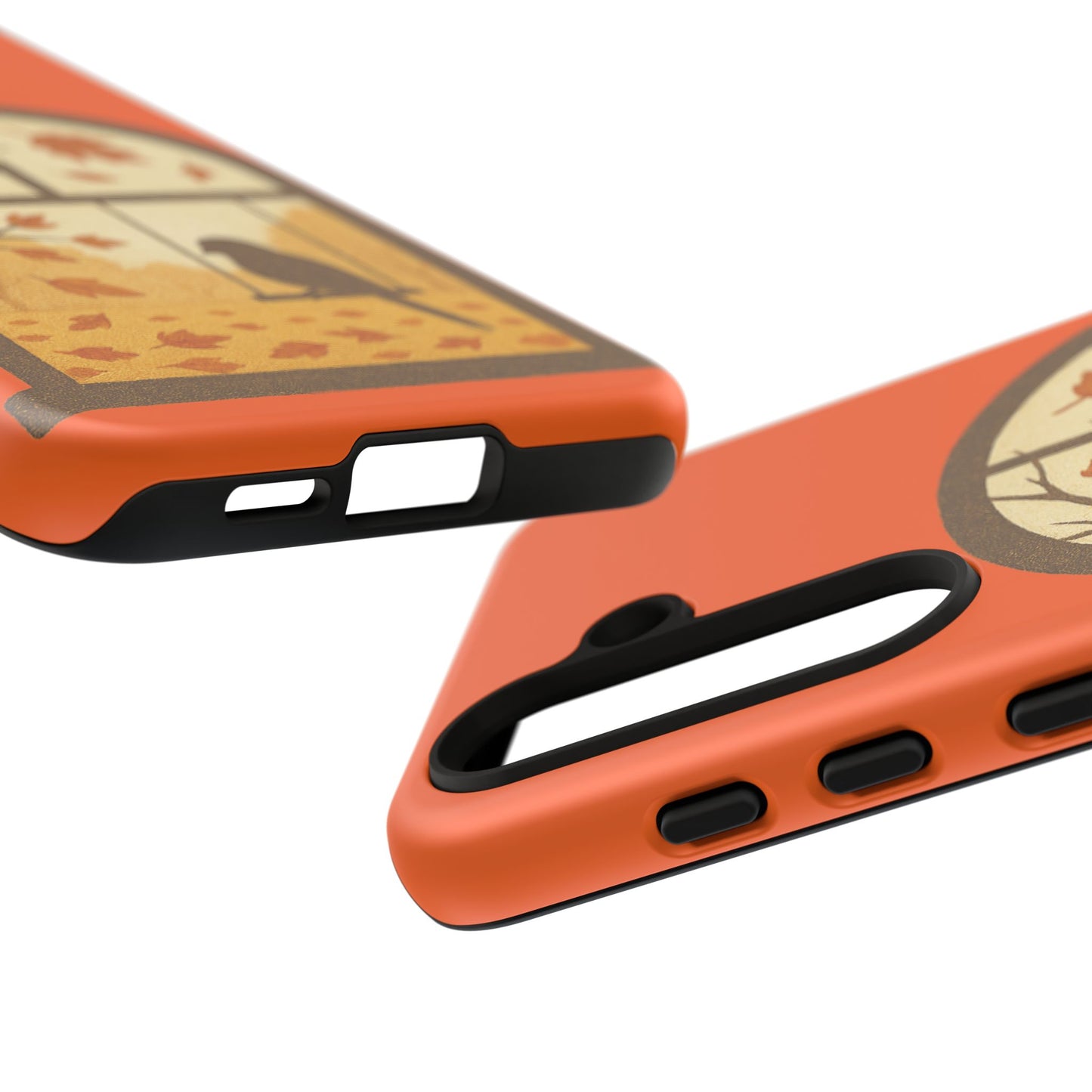 Bird In The Window Autumn Themed Phone Case