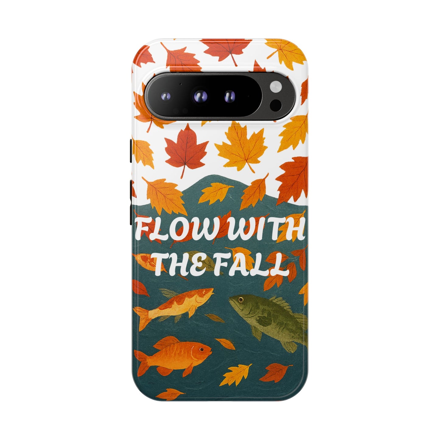 Flow With The Fall Fish Phone Case