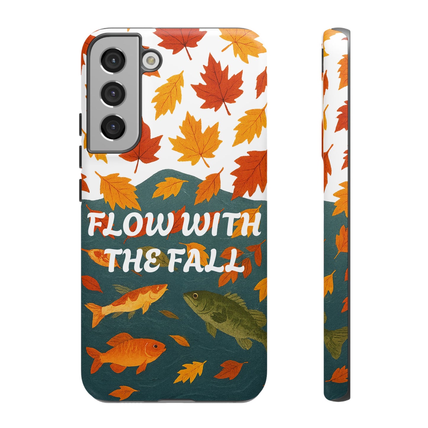 Flow With The Fall Fish Phone Case
