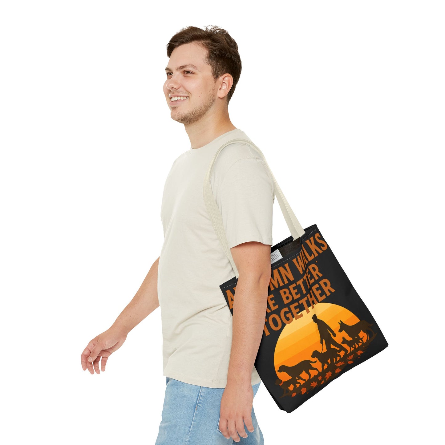 Autumn Walks Are Better Together Tote Bag