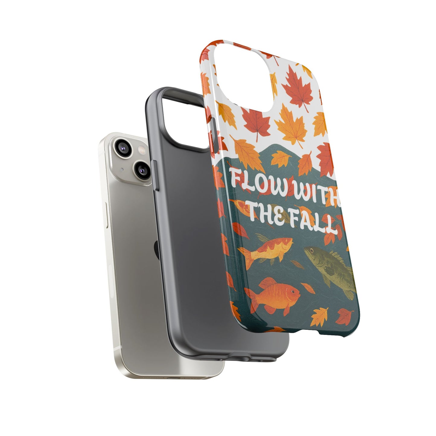 Flow With The Fall Fish Phone Case