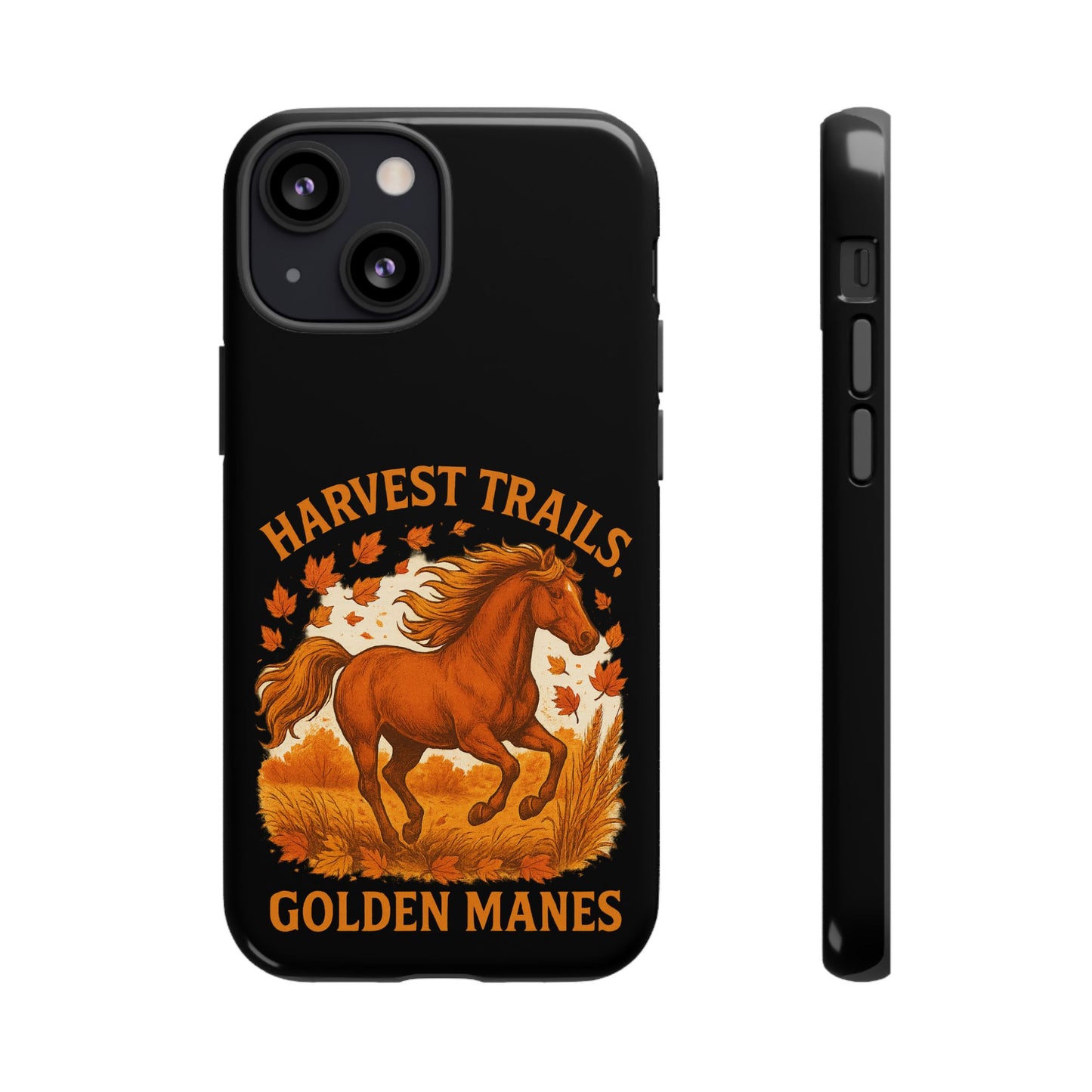 Harvest Trails Golden Manes Autumn Themed Phone Case