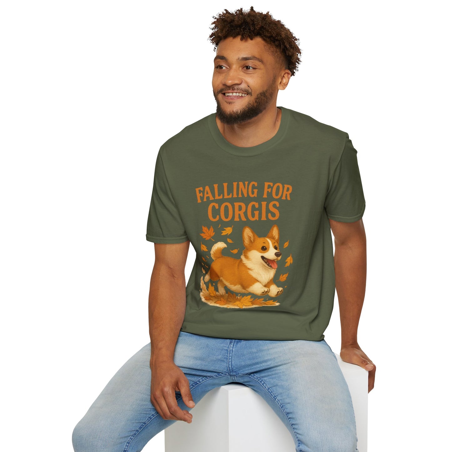 Falling For Corgis Unisex T-Shirt