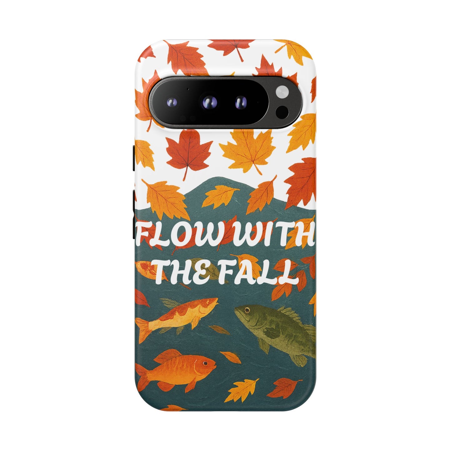Flow With The Fall Fish Phone Case
