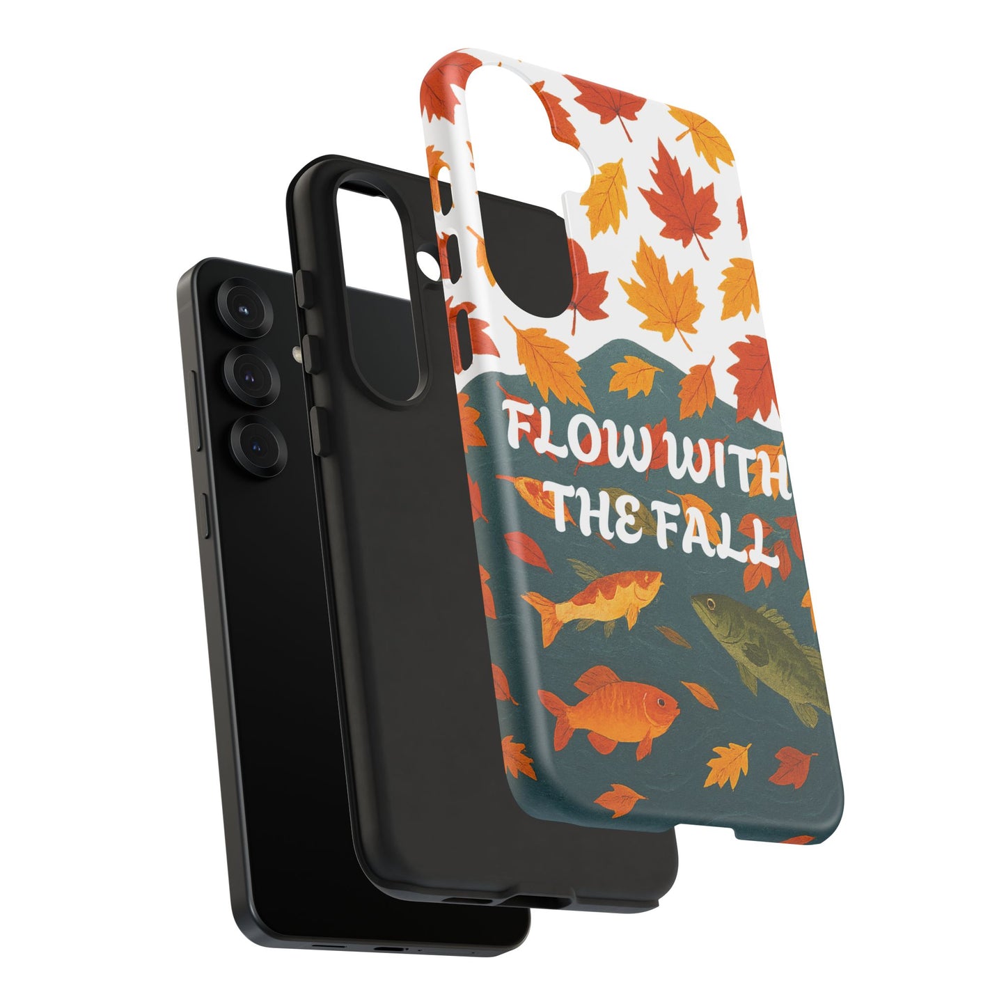 Flow With The Fall Fish Phone Case
