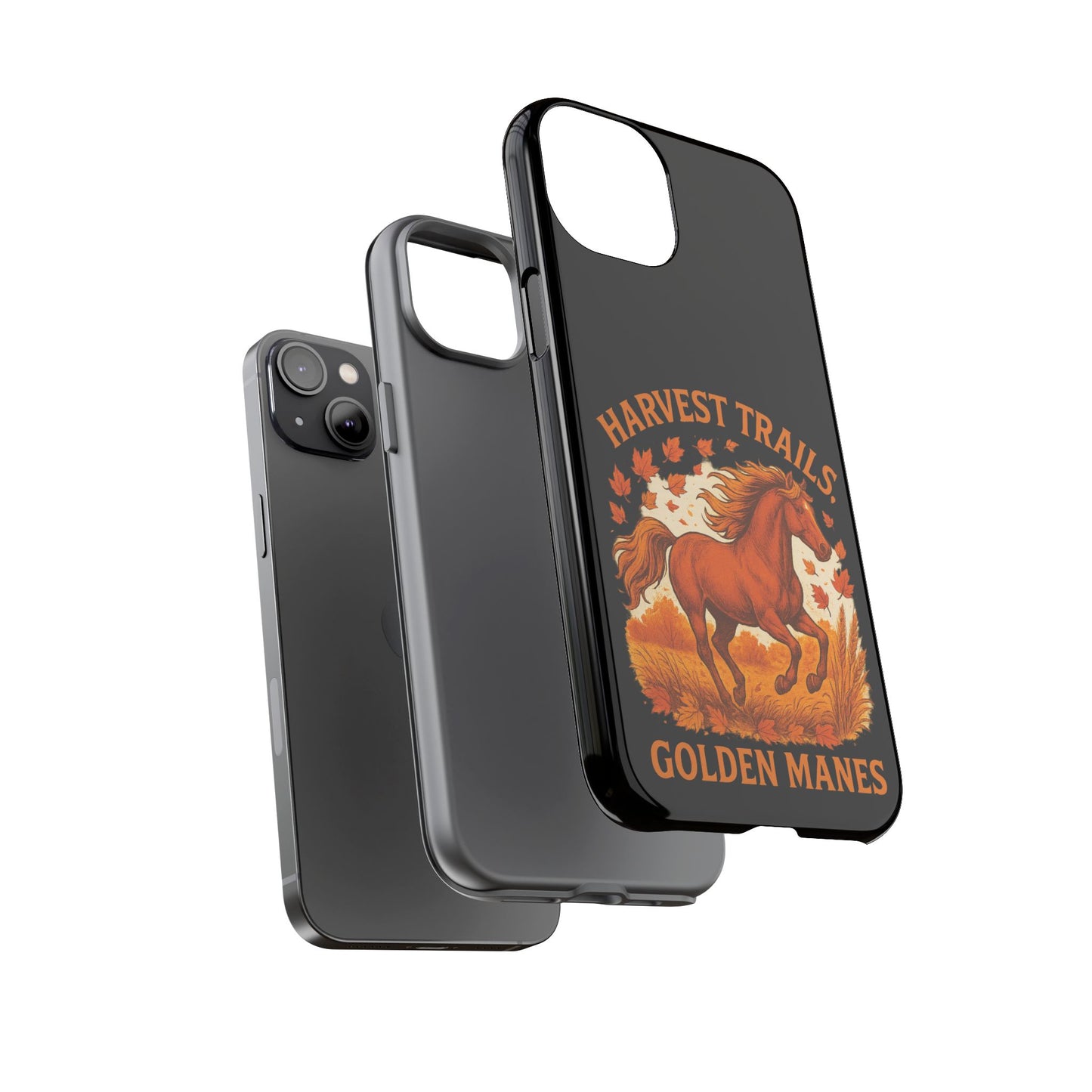 Harvest Trails Golden Manes Autumn Themed Phone Case