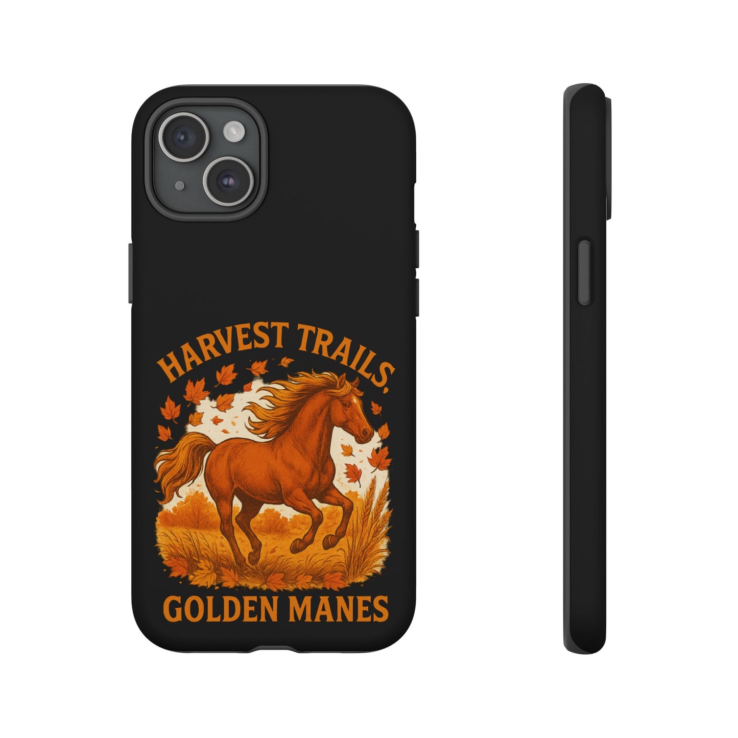 Harvest Trails Golden Manes Autumn Themed Phone Case