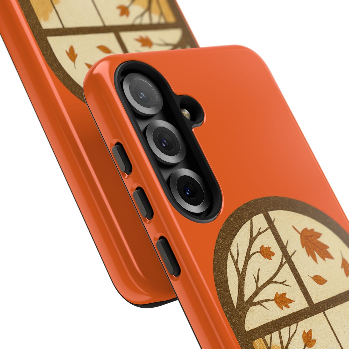 Bird In The Window Autumn Themed Phone Case