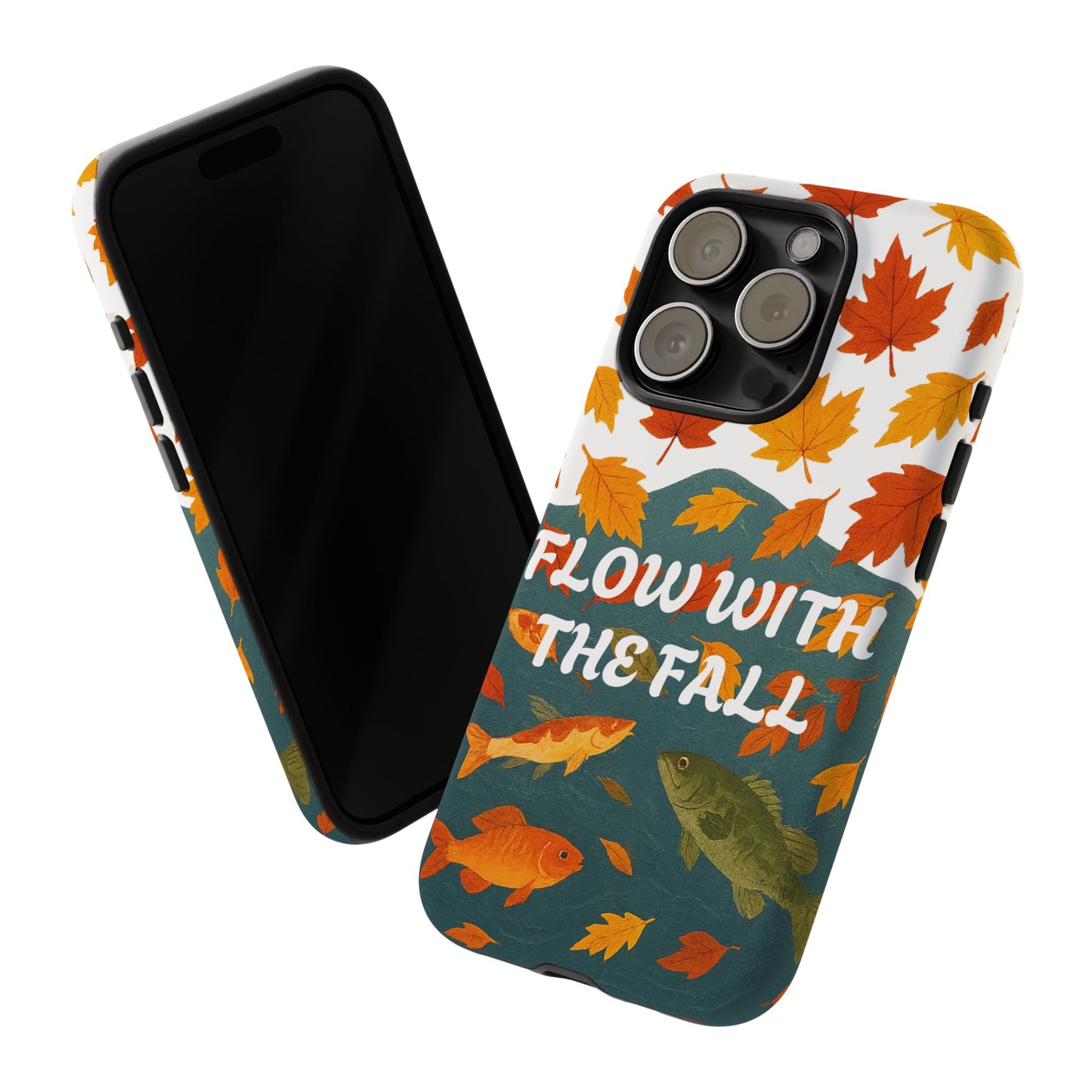 Flow With The Fall Fish Phone Case