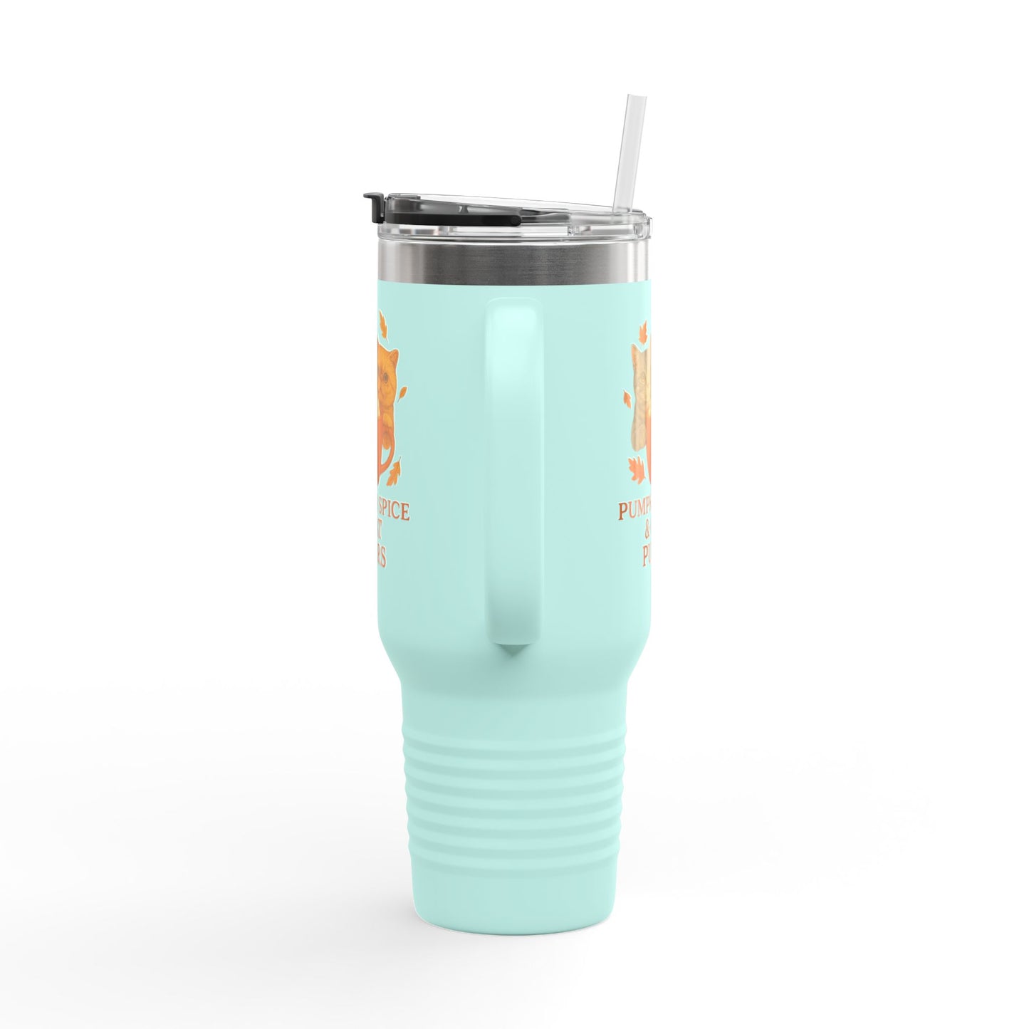 Pumpkin Spice and Cat Purrs Travel Mug